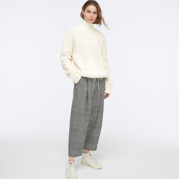 J. Crew Sweaters - J. Crew Front-pocket turtleneck sweater in ivory